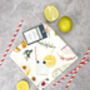 Gin And Tonic Napkin Set | Gift For Gin Lovers | Cotton Napkins Set Of Four, thumbnail 6 of 6