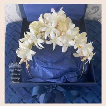 The Lilian Bridal Hairpiece, 3 of 12