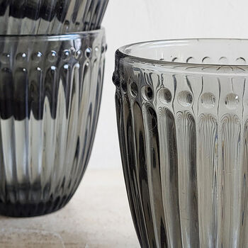 Decorative Glass Tumbler – Aqua, Green, Purple Or Grey, 8 of 9