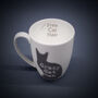 Crazy Cat Man Bone China Mug Free Personalisation, thumbnail 1 of 4