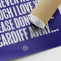 Cardiff City 'My Cardiff' Football Song Print, thumbnail 3 of 3