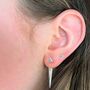 Sterling Silver Triangle Ear Jacket, thumbnail 1 of 3