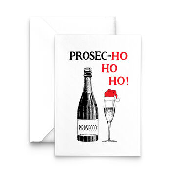 Funny Prosecco Christmas Card, 2 of 4