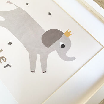Personalised Elephant Print, 6 of 6