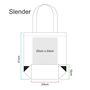 Personalised Embroidered Jute Canvas Shopping Bag, thumbnail 7 of 8