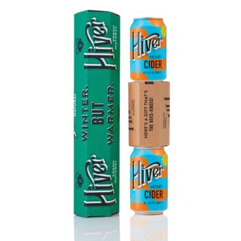 Hiver Honey Cider Three Can Tube, 6 of 6