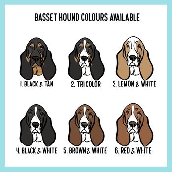 Basset Hound Breed T Shirt, 4 of 6