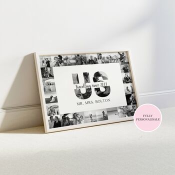 Personalised Travel Memories Photo Collage Print, 3 of 7