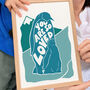 'You Are So Loved' Kids Positive Penguin Nursery Print, thumbnail 4 of 4