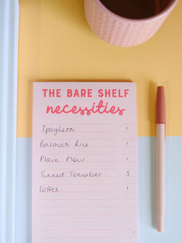 The Bare Shelf Necessities Shopping List Pad, 5 of 5