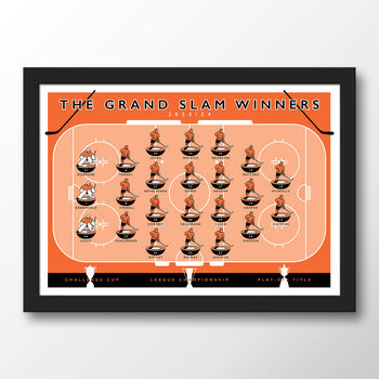 Sheffield Steelers The Grand Slam Winners Poster, 6 of 6