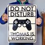 Personalised Do Not Disturb Gaming Sign, thumbnail 4 of 7