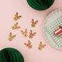 Christmas Rudolph Reindeer Wooden Table Confetti, thumbnail 3 of 5