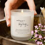 Thinking Of You Gift Big Hug Script Candle, thumbnail 1 of 10