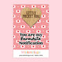 You Are My Favourite Notification – Little Pocket Hug Wooden Keepsake, thumbnail 1 of 3