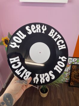 Personalised Upcycled Vintage 12' Lp Vinyl Record Decor, 8 of 9