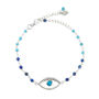 Evil Eye Protection Turquoise And Lapis Lazuli Necklace, thumbnail 6 of 11