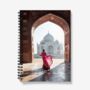 A5 Spiral Notebook Featuring The Taj Mahal, thumbnail 1 of 2