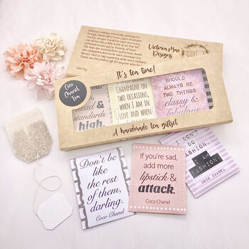 Gift For Fashion Lovers: Coco Chanel Tea Gift Set, 10 of 12
