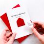 Personalised Best Friend Mini Envelope Christmas Card, thumbnail 1 of 5