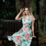 Blossom Sky 1940s Inspired Tea Dress, thumbnail 3 of 5