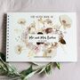 Personalised Spring Flowers Wedding Guest Book, thumbnail 1 of 5