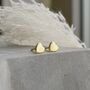 Yellow Gold Heart Earrings, Cousins Like You, thumbnail 2 of 4