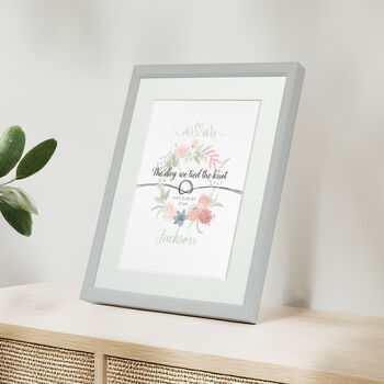 Personalised Anniversary “The Day We Tied The Knot” Framed Print, 4 of 10