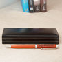 Personalised Wooden Pen With Brushed Metal Fittings, thumbnail 2 of 3