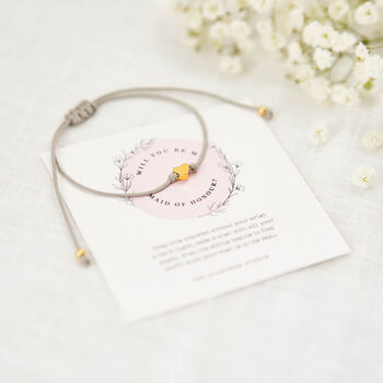 Will You Be My Maid Of Honour Wish Bracelet, 3 of 6