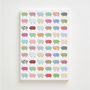 Large Colourful Sheep Pattern Notebook, thumbnail 1 of 4