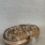 Gold Handcrafted Embroidered Clutch Bag, thumbnail 4 of 8