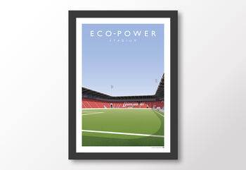 Doncaster Rovers Eco Power Stadium Poster, 8 of 8