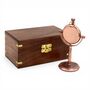 Personalised 7th Anniversary Gift Copper Desk Clock, thumbnail 8 of 12