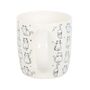 White Happy Cat Print Mug, thumbnail 3 of 3