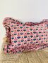 Floral Print Ruffle Cushion, thumbnail 2 of 3