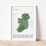 Ireland Golf Map And Checklist Top 50 Courses Green, thumbnail 2 of 7