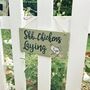 Chickens Laying Wooden Sign Letterbox Friendly, thumbnail 3 of 6