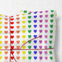 Pride Lgbt Valentines Day Wrapping Paper Roll #609, thumbnail 3 of 3