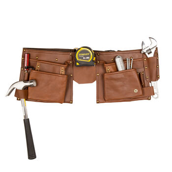 Personalised Brown Leather Tool Belt, 2 of 8