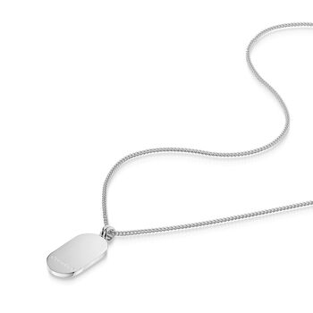 Pill Dog Tag Necklace Stainless Steel, 6 of 8