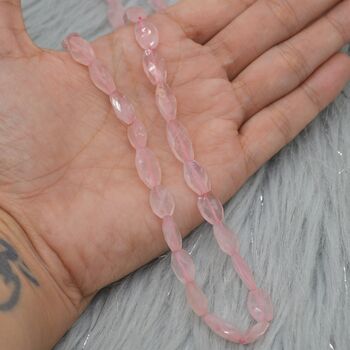 Rose Quartz Beaded Necklace, 4 of 5