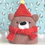 Chunky Bear Knitting Kit, thumbnail 1 of 3