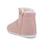 Women's Cosy Boot Slippers In Blush Pink, thumbnail 5 of 11