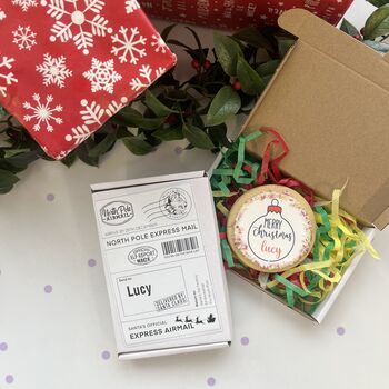 Santa Mail Bauble Cookie, 3 of 3