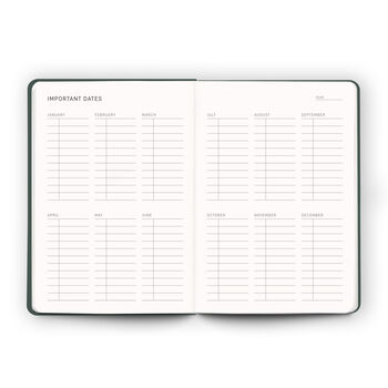 Daily Planner Forest Green, 2 of 6