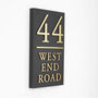 Portrait House Sign With Parallel Line, thumbnail 3 of 6