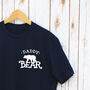 Daddy Bear And Little Bear Matching T Shirts, thumbnail 2 of 4