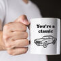 Classic Cars Funny Pun Mug And Cake Gift, thumbnail 2 of 4