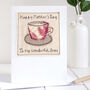 Personalised Cup Of Tea Mother’s Day Card For Mum Or Grandma, thumbnail 11 of 12